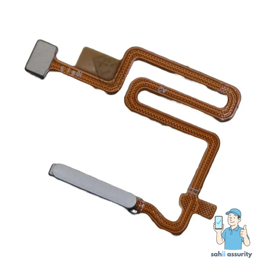 Fingerprint Sensor with Flex Cable for Realme Narzo 30 Pro 5G Silver